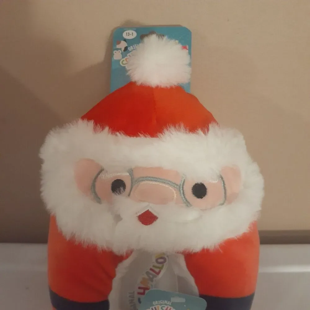Squishmallow Slippers Nick Santa Claus Youth Size 13/1 Shoes NWT
